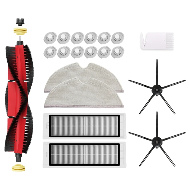 

Запчасти для пылесоса Xiaomi 1S SDJQR01RR, фильтр НЕРА, основная щетка, для Roborock S5 Max S50 S55 S6 S6