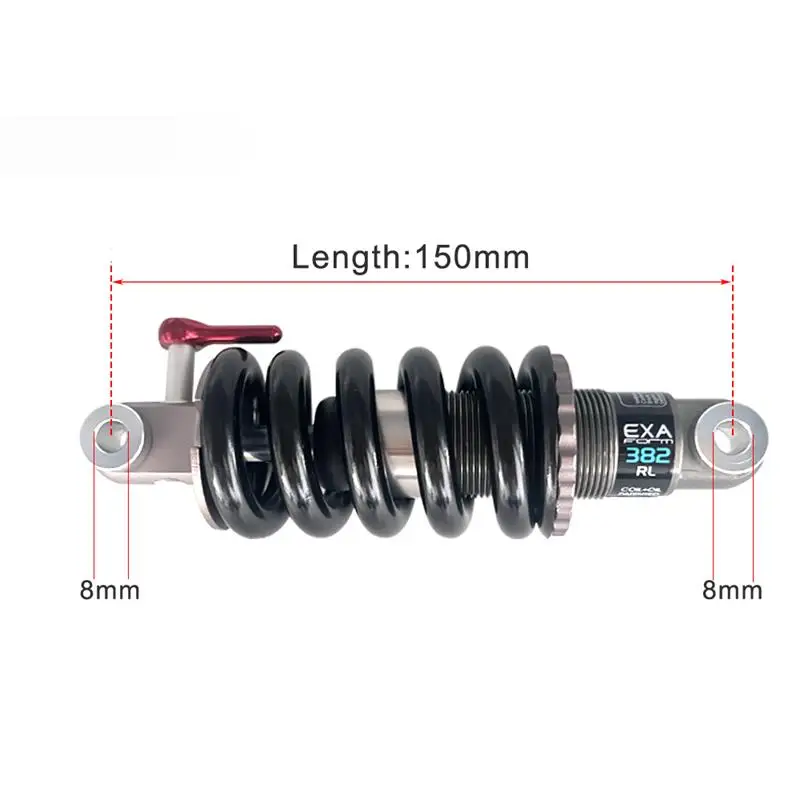 KS EXA форма задний шок 382RL регулируемая подвеска пружина Блокировка двойное