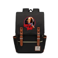horror movie childs play chucky school bags students laptop backpacks women men travel bags teenager bookbag college backpack