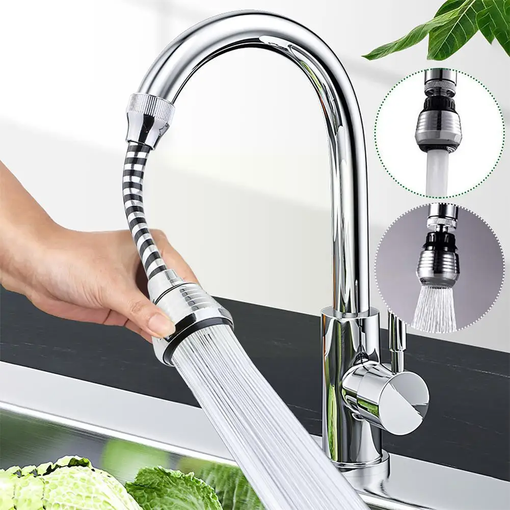 

360 Degree Adjustment Faucet Extension Tube Water Saving Nozzle Filter Bathroom Water Tap Water Saving For Sink Faucet Kitc I0O7