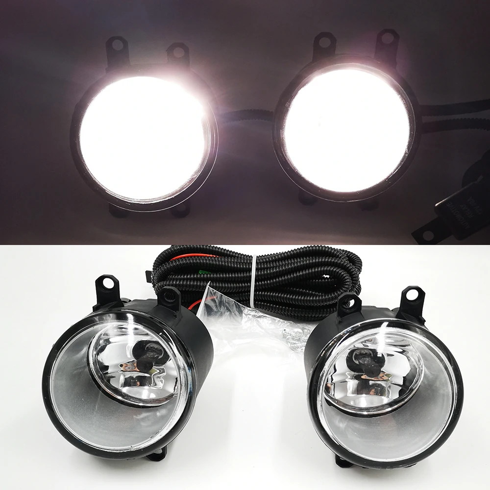 

2Pcs For Toyota Corolla Verso Camry RAV 4 Yaris Verso S Avensis Fog Lights Assembly 4000LM 55W 4300K Halogen Fog Lights