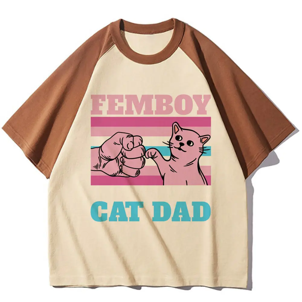 Фото Футболка Femboy женская, удобная классическая футболка в стиле гранж 80-х годов с психоделическим рисунком, 2000-е, университет Харадзюку 2000-х годов №4