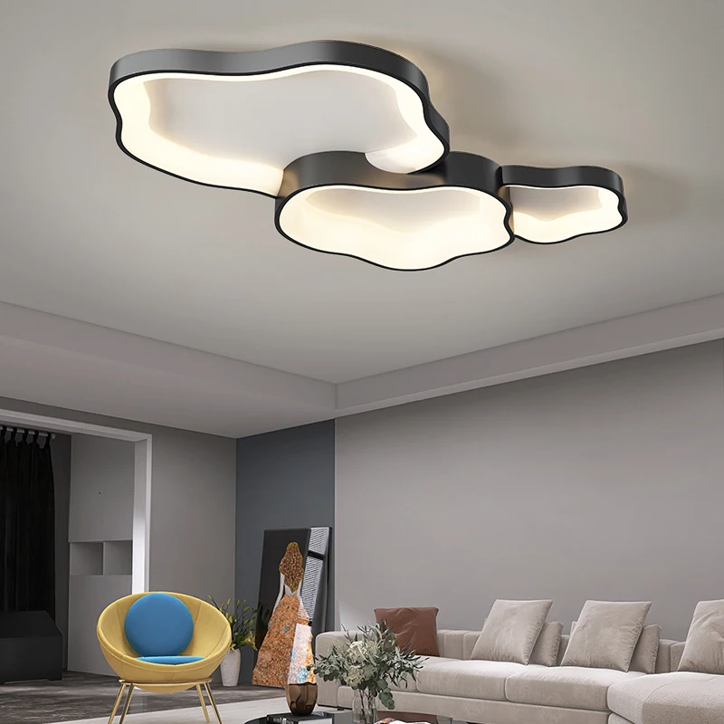 

2022 Intelligent LED Chandelier Nordic Modern Simple For Living Room Bedroom Study Restaurant Home Decoration Ceiling Chandelier