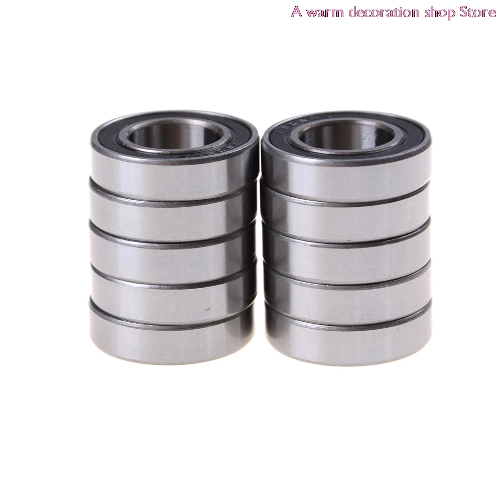 

10pcs/Lot 6902-2RS 6902 RS 15x28x7mm The Rubber Sealing Cover Thin Wall Deep Groove Ball Bearing