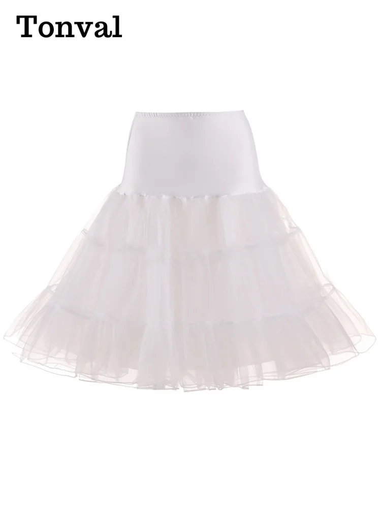 Женская винтажная юбка-пачка Tonval плиссированная юбка в стиле ретро 50-х годов