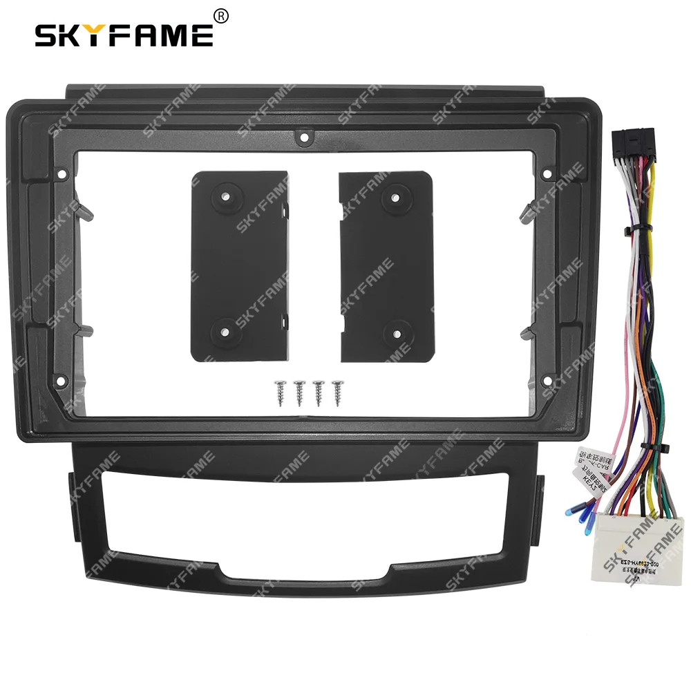 

SKYFAME Car Frame Fascia Adapter For Ssangyong Korando 2011-2013 Android Radio Audio Dash Fitting Panel Kit