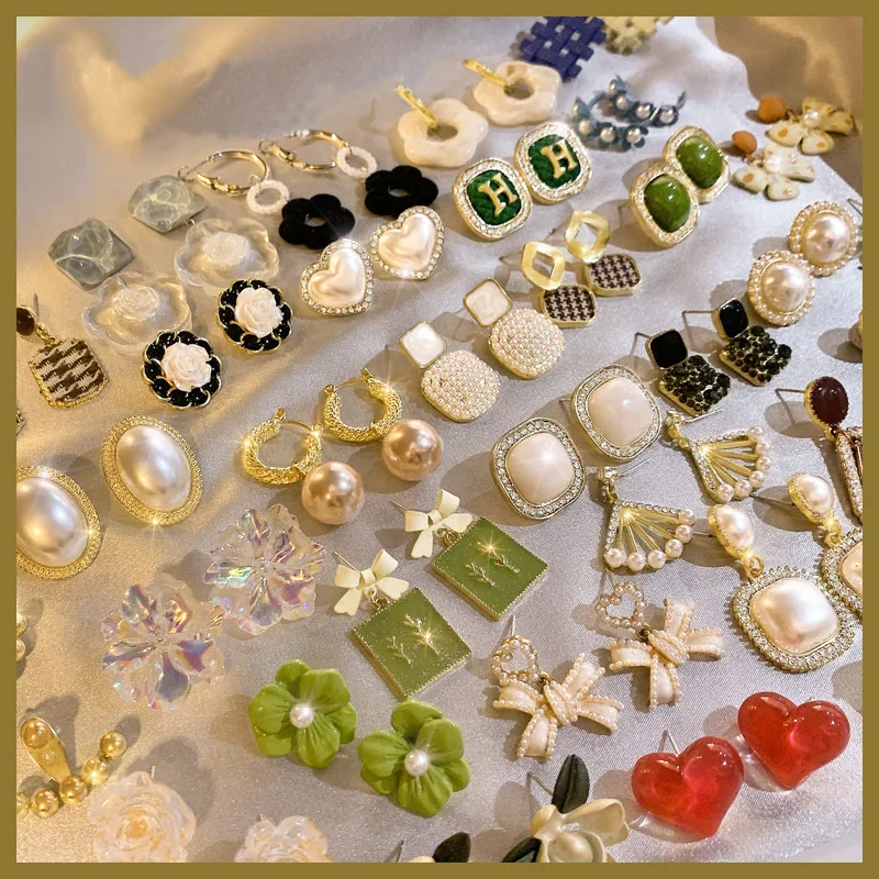 Милые романтичные женские серьги-подвески с серебряной иглой Элегантные