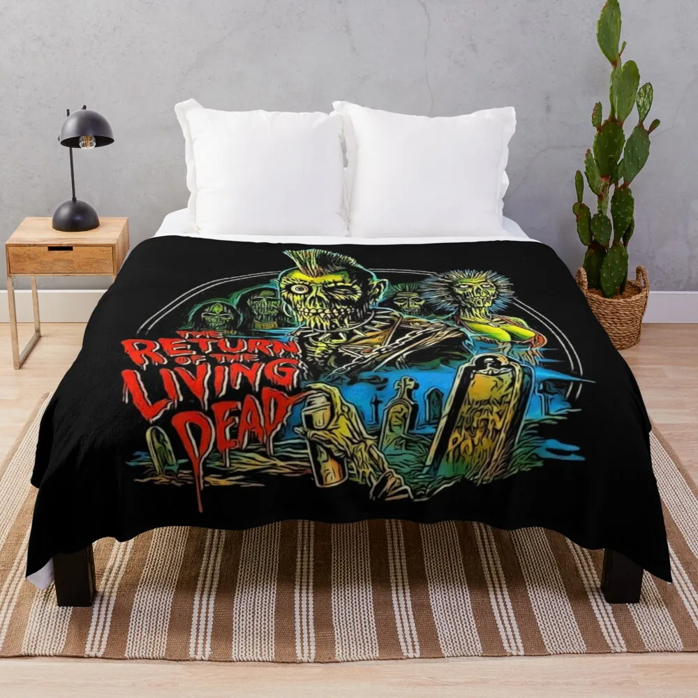

Return of the Living Dead Tarman Poster Art Throw Blanket Hairy Decorative Throw Blanket