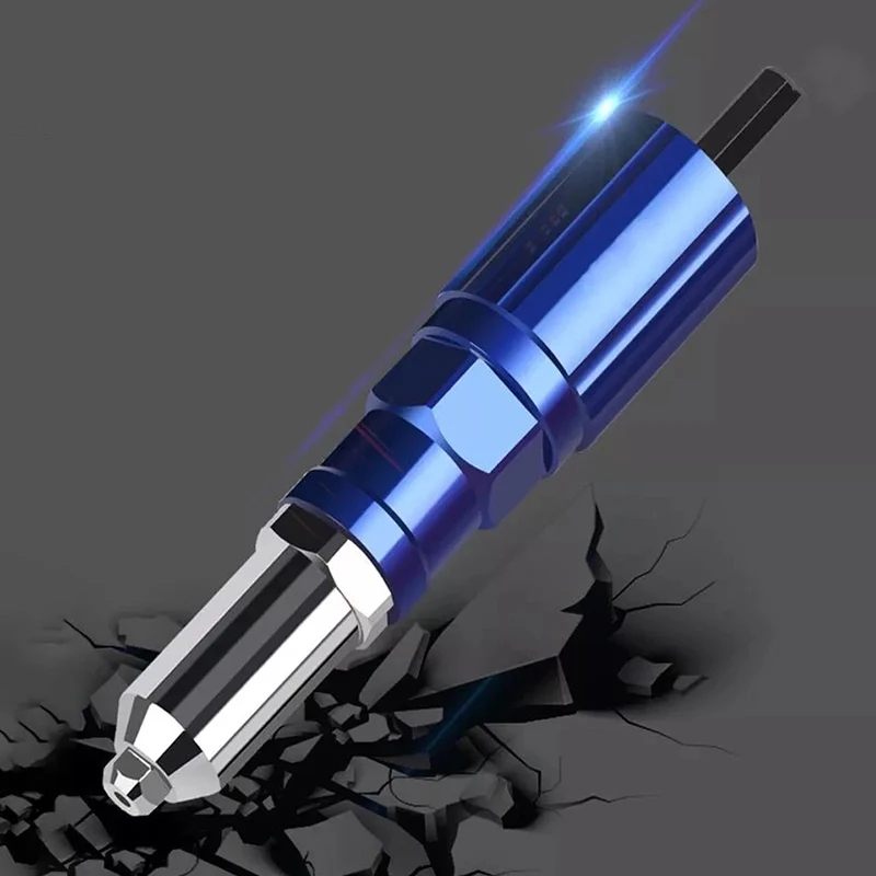 

Electric Rivet 2.4Mm-4.8Mm Rivet Nut Drill Adapter Cordless Riveting Tool Insert Nut Pull Rivet Tool