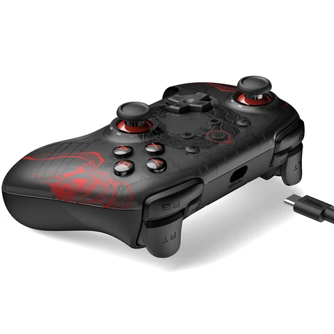Проводной игровой контроллер Wukong 8BitDo Ultimate 2C Black Myth: Проводной игровой контроллер Wukong с триггерами с эффектом Холла и джойстиками для ПК, Windows 10, 11, Android