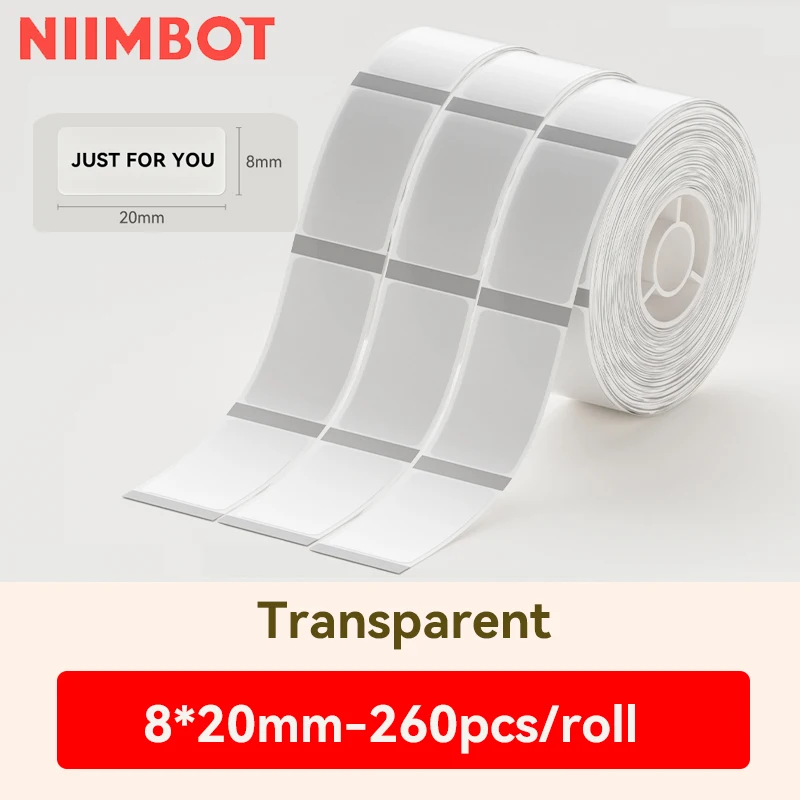 

Прозрачные термоэтикетки Niimbot для D11 D110 D101 H1S
