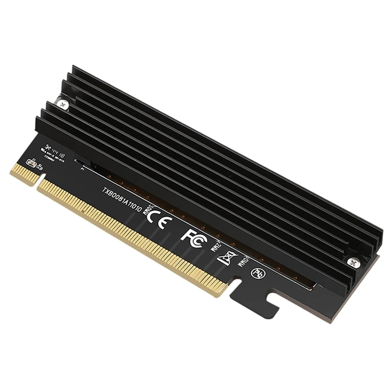 

Плата-адаптер M.2 на Pcie X16 для компьютера, карточка-адаптер SSD с радиатором