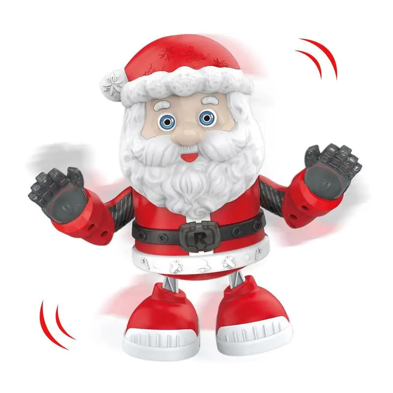 

Танцующий Санта-Клаус, портативная стоячая игрушка Санта-Клауса для рождества, Детская многофункциональная электрическая Рождественская игрушка Санта-Клаус