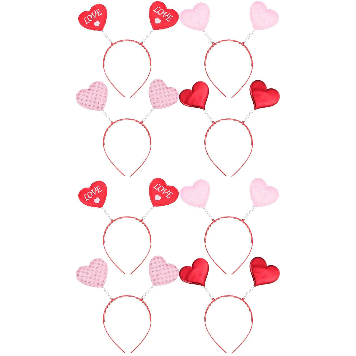 

Heart Hair Headband Hoop Valentine Hairband Day Love Red S Boppers Accessory Band Wedding Headwear Head Shaped Shape Valentines
