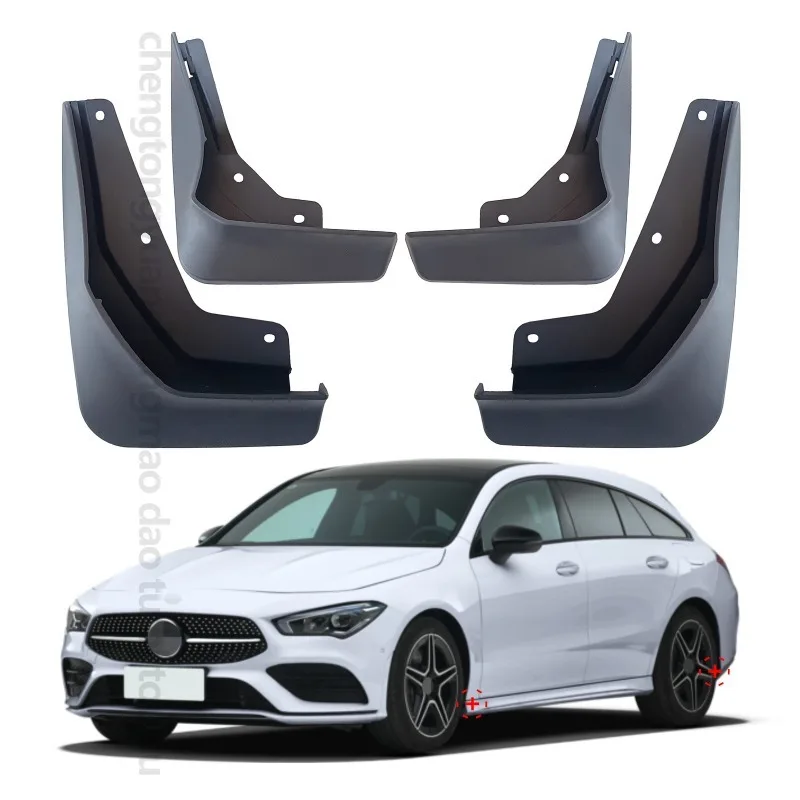 

Брызговики для Mercedes-Benz CLA 2020-2024, передние и задние брызговики, автомобильные аксессуары