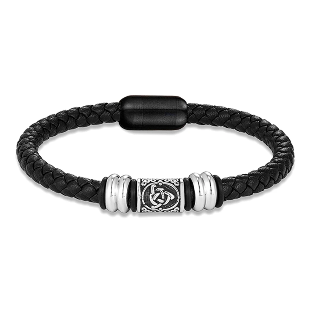 Браслет мужской из нержавеющей стали с изображением молотка Тора - купить по