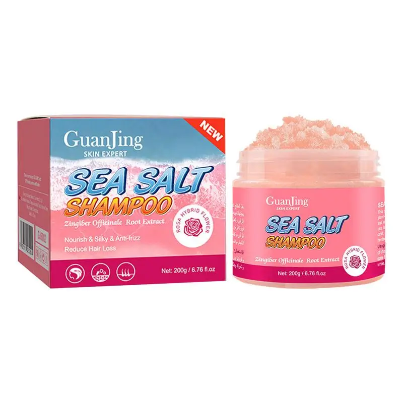 

Sea Salt Scrub Shampoo Hair Sea Salt Cream Shampoo Scalp Purifying Oil Control And Cleansing Hair Care