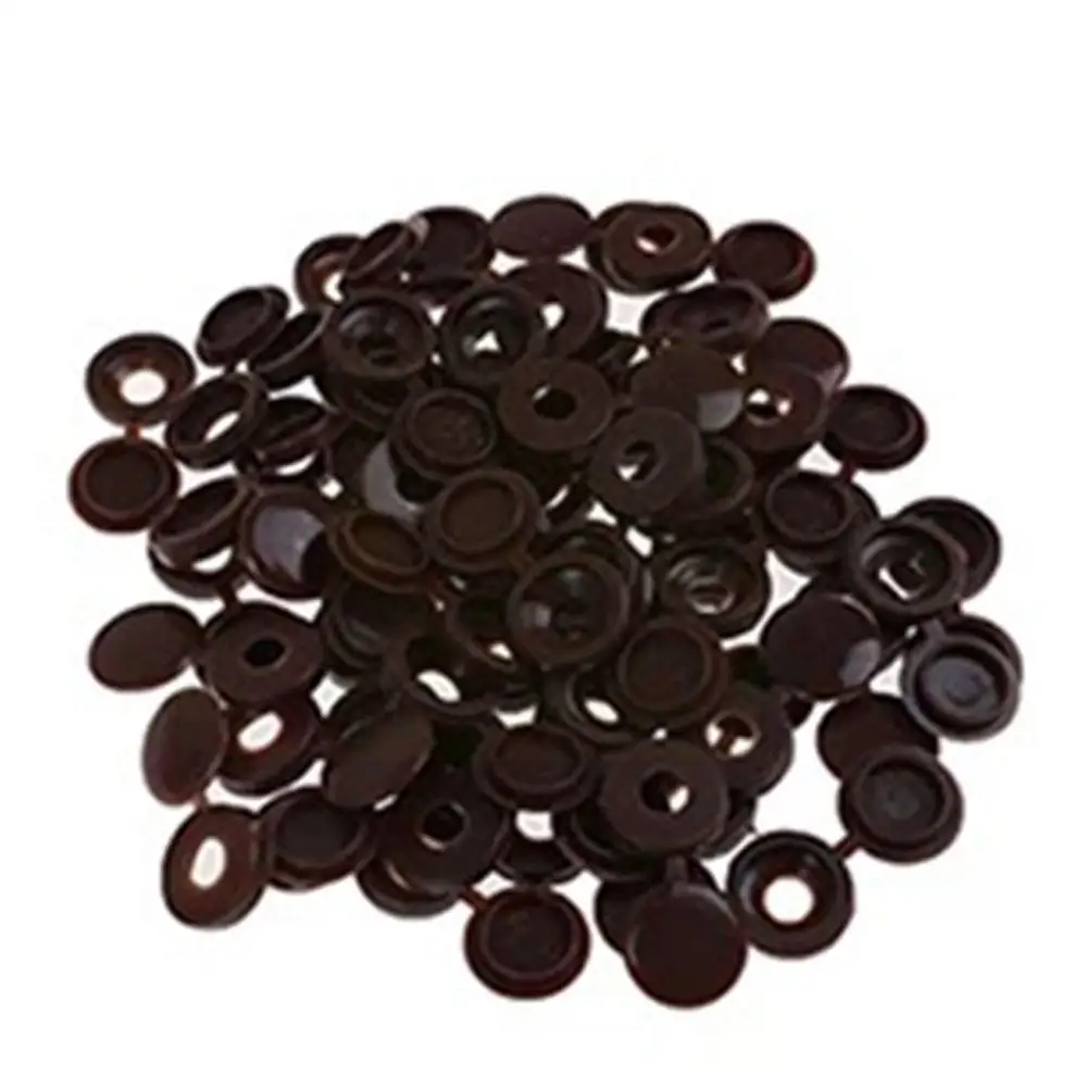 

50PCS Car Hinged Cover Black Screw Cover Screw Fitting Screw Fixing Screw Self-tapping Plate License Decorative H6D0