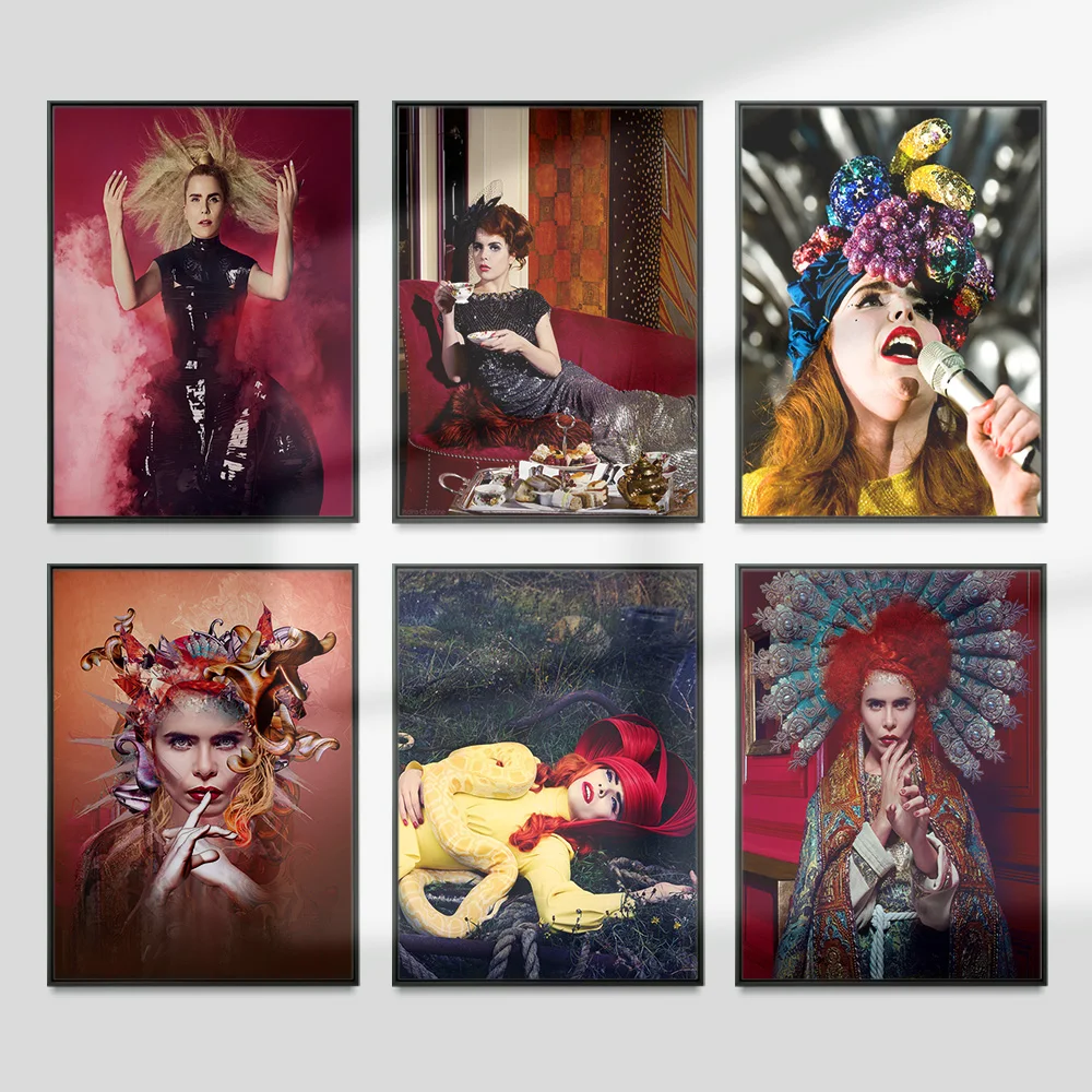 Paloma Faith Blomfield Star Poster Music Singer Actress Wall Art Print Picture Decor Canvas Painting