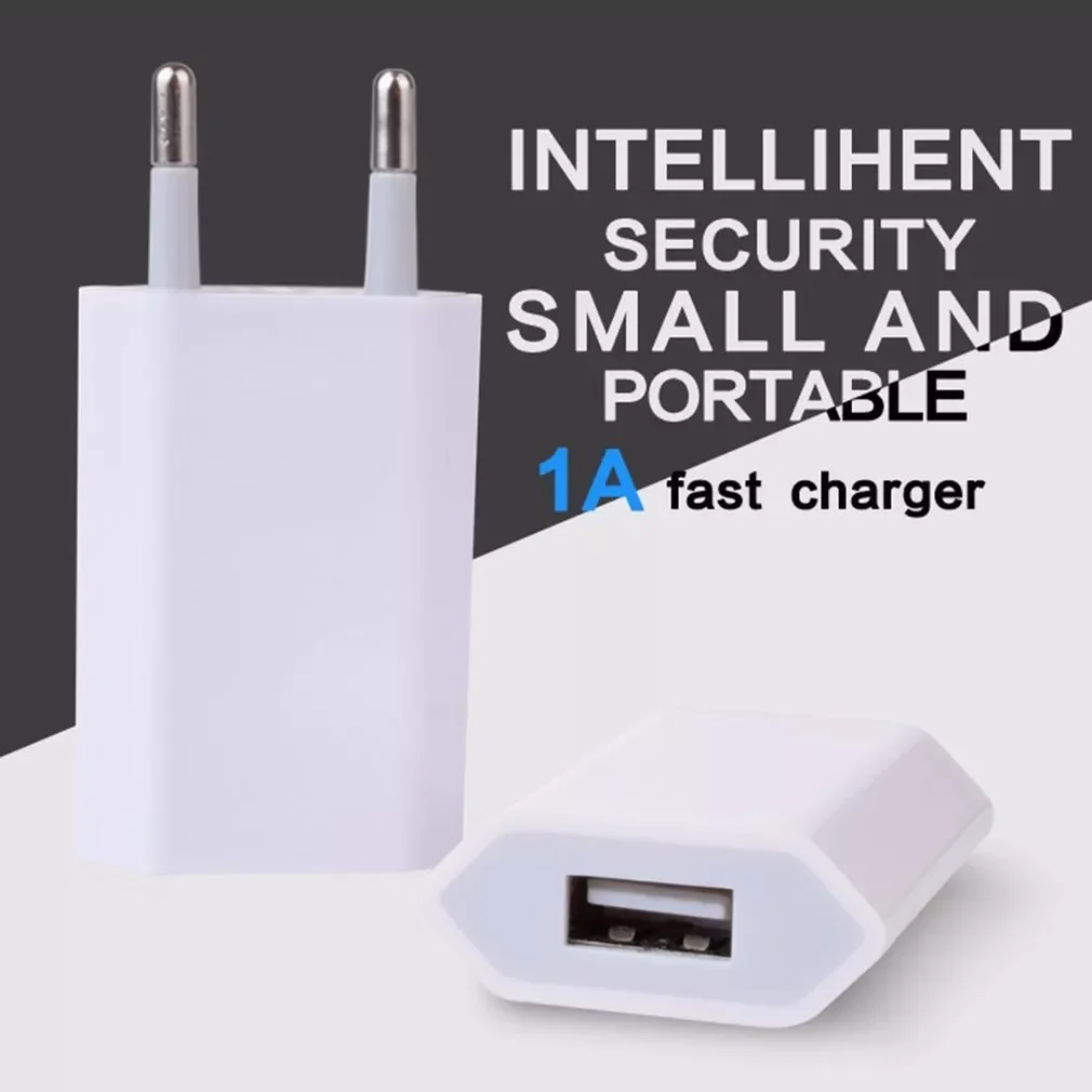 

2023New USB Charger For iPhone X 8 7 4 4s 5 5S SE 6 6S Plus Mobile Phone Charging For iphone AC EU Plug Wall Power Adapter For X