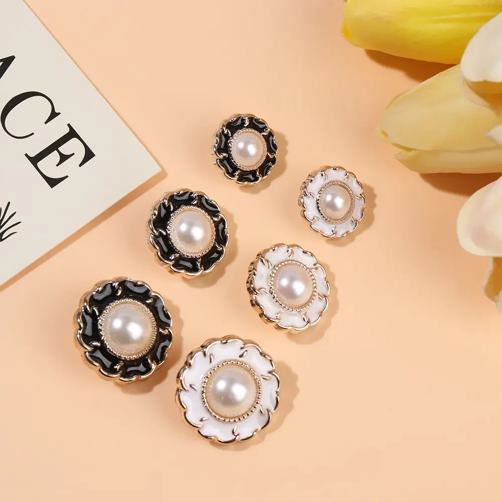 

10Pcs Handmade Ornaments Plastic Sewing Button Needlework Pearl Buttons Shirt Buttons Sewing Accessories