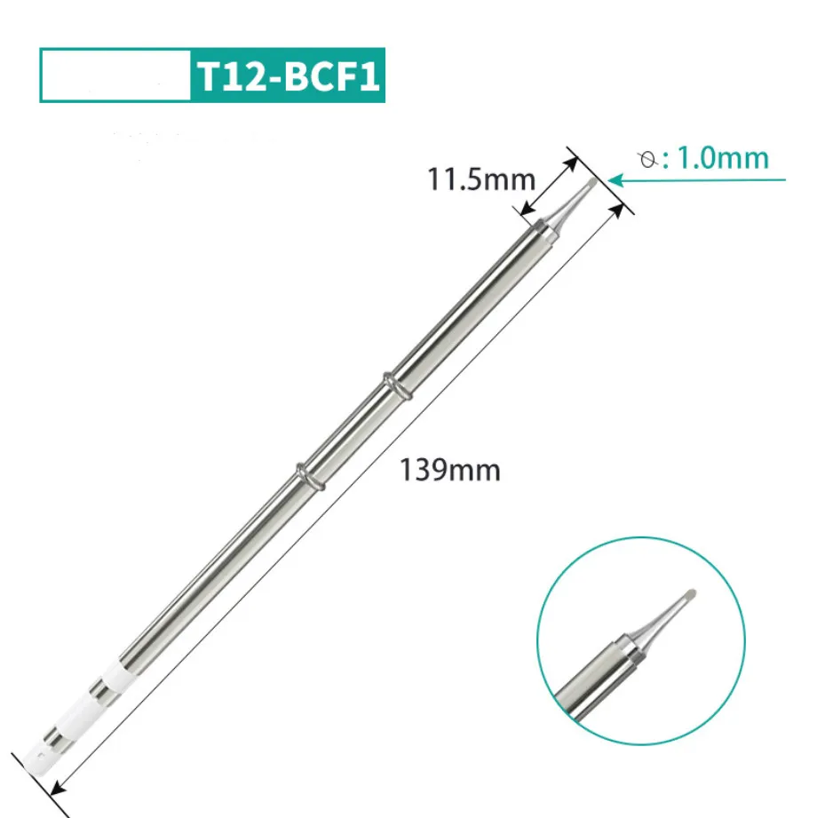 

T12-C08 C1 C4 BC1 BC2 BCF1 BCF2 T12 наконечники паяльника для Hakko FX951 DIY комплекты паяльной станции сварочные инструменты