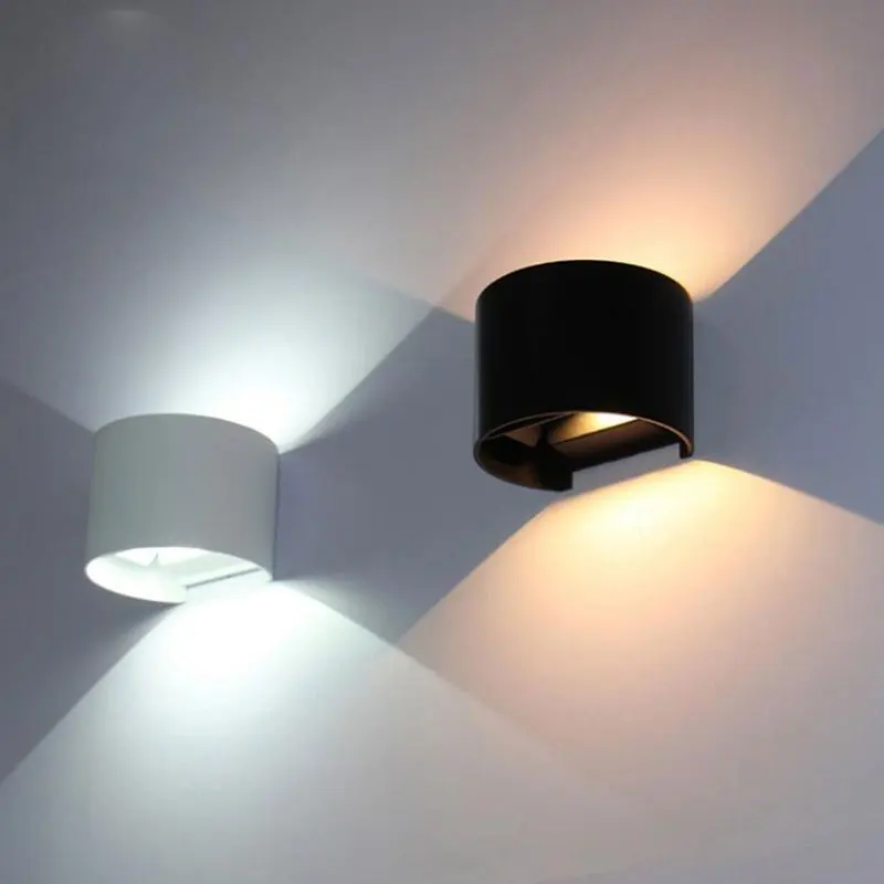 

Hot Sale Waterproof LED Wall Lamps 12W Indoor and Outdoor IP65 Adjustable Wall Light Courtyard Porch Hallway Bedroom Wall Sconce