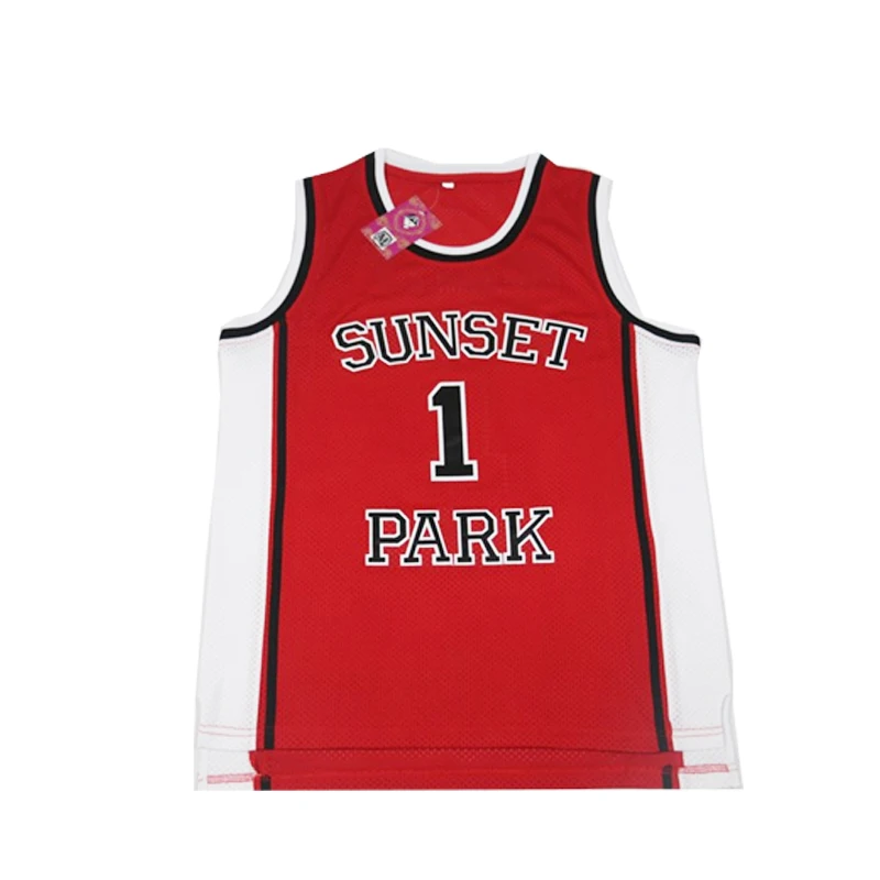 Bg Basketball Jerseys Sunset Park 1 Shorty Jersey Sewing Embroidery Outdoor Sports Hip Hop High-quality Red 2023 New
