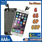 Полный ЖК-дисплей для iPhone 6 6S Plus, ЖК-экран в сборе, сенсорный дигитайзер, замена для 6P 6SP, полный комплект, дисплей + камера + кнопка домой