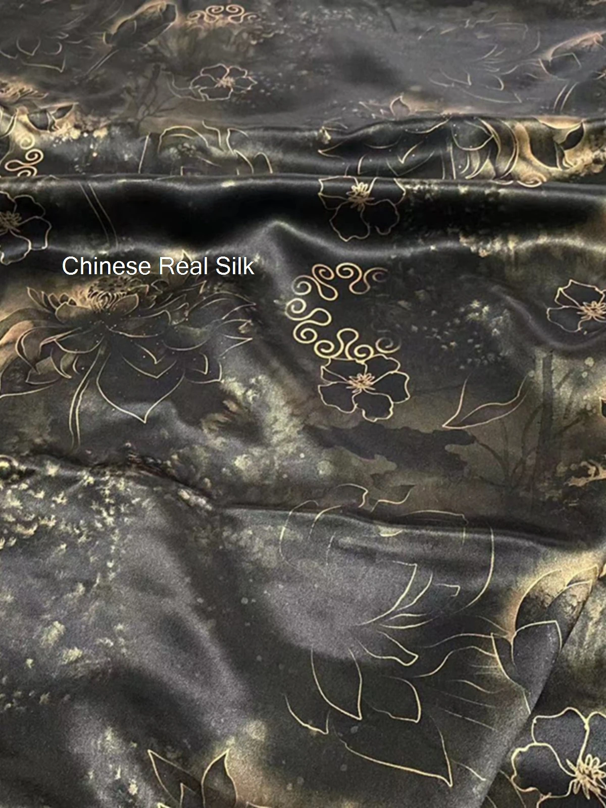 Тяжелый 50-момми реальный шелк геймпад Гуандун искусственное платье