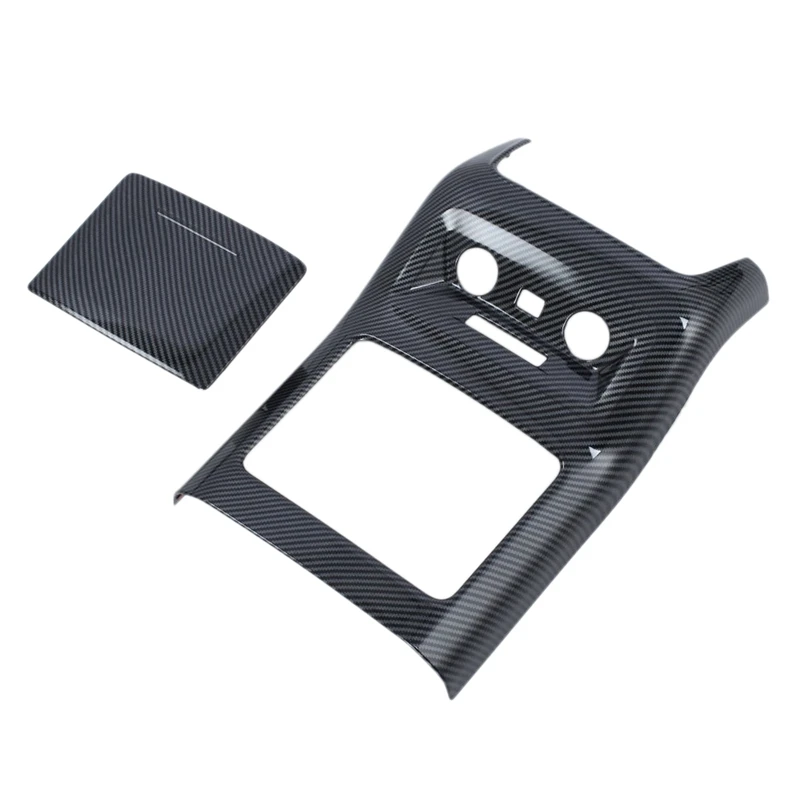 

Car Interior Accessories Carbon Fiber ABS Car Rear Air Outlet Vent Cover Trim For LEADING IDEAL One 2022 Car Styling