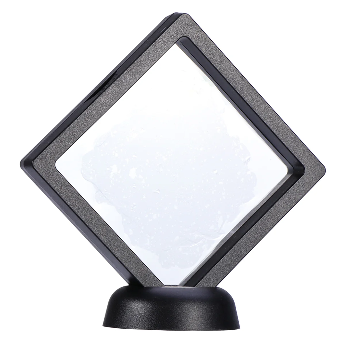 

Display Stand 3D Floating Frame Suspension Display Holder Box for Medallions Challenge Chip Jewelry Black