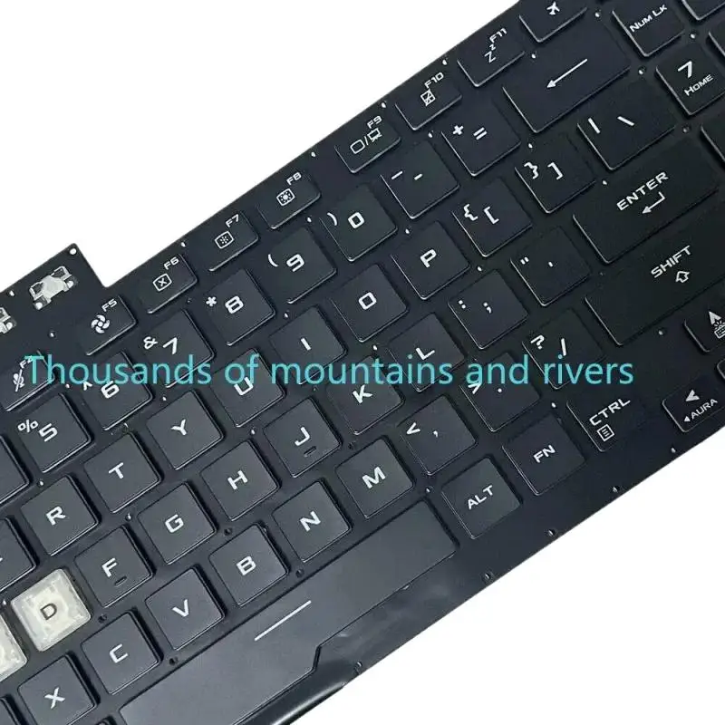 Черная клавиатура с подсветкой США для ASUS TUF Gaming F15 FX506 FA506 FA506Q FX506L NEW CTT