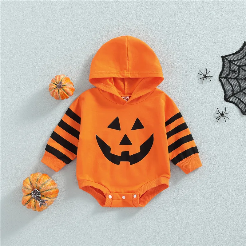 Женский Повседневный Комбинезон одежда Hallowen контрастный цвет полосатый принт с