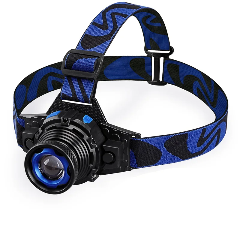 LED Headlamp  Built-in Battery Rechargeable Flashlight 3 Modes Headl ight Waterproof High Brightness Fishing Hunting Light lamp
