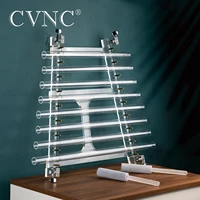 cvnc 440 hz or 432hz 8 tubes note cdefgabc cear quartz crystal singing harp with alumina alloy box