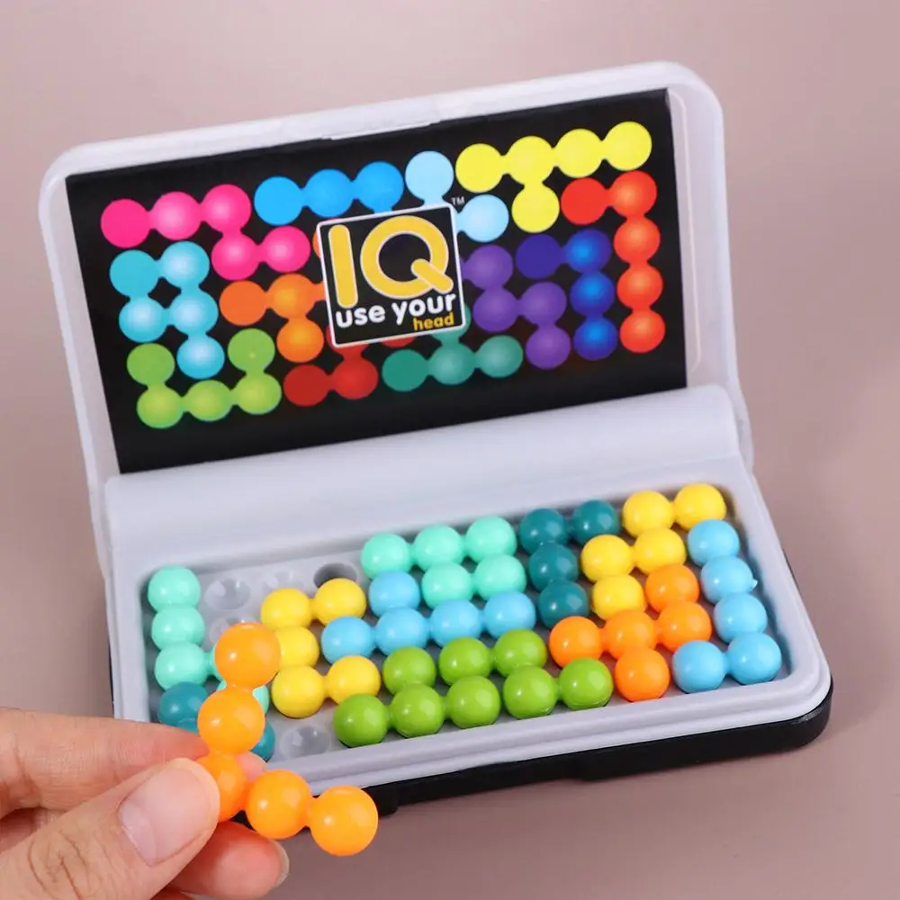 

3D пазл с бусинами 120 вызов умная игра IQ Focus познавательные навыки строительство мозга игра логическое мышление блоки игрушки для детей