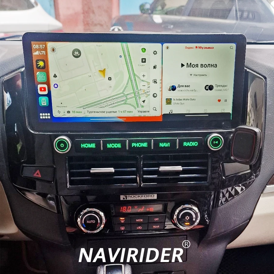 

12,3 "Android Carplay для Mitsubishi Pajero 4 V80 V88 V90 V93 V97 V98 2007-2020, автомобильный мультимедийный плеер, GPS, авторадио, навигация