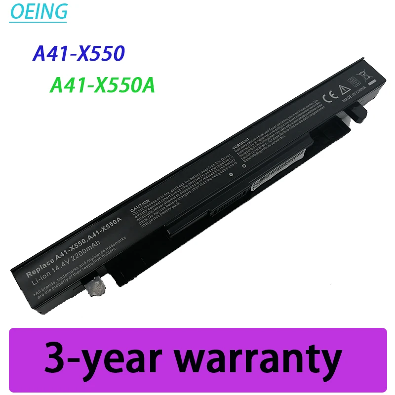 

OEING Battery For Asus A41-X550 A41-X550A A450 A550 F450 F550 F552 K550 P450 P550 R409 R510 X450 X550 X550C X550A X550CA