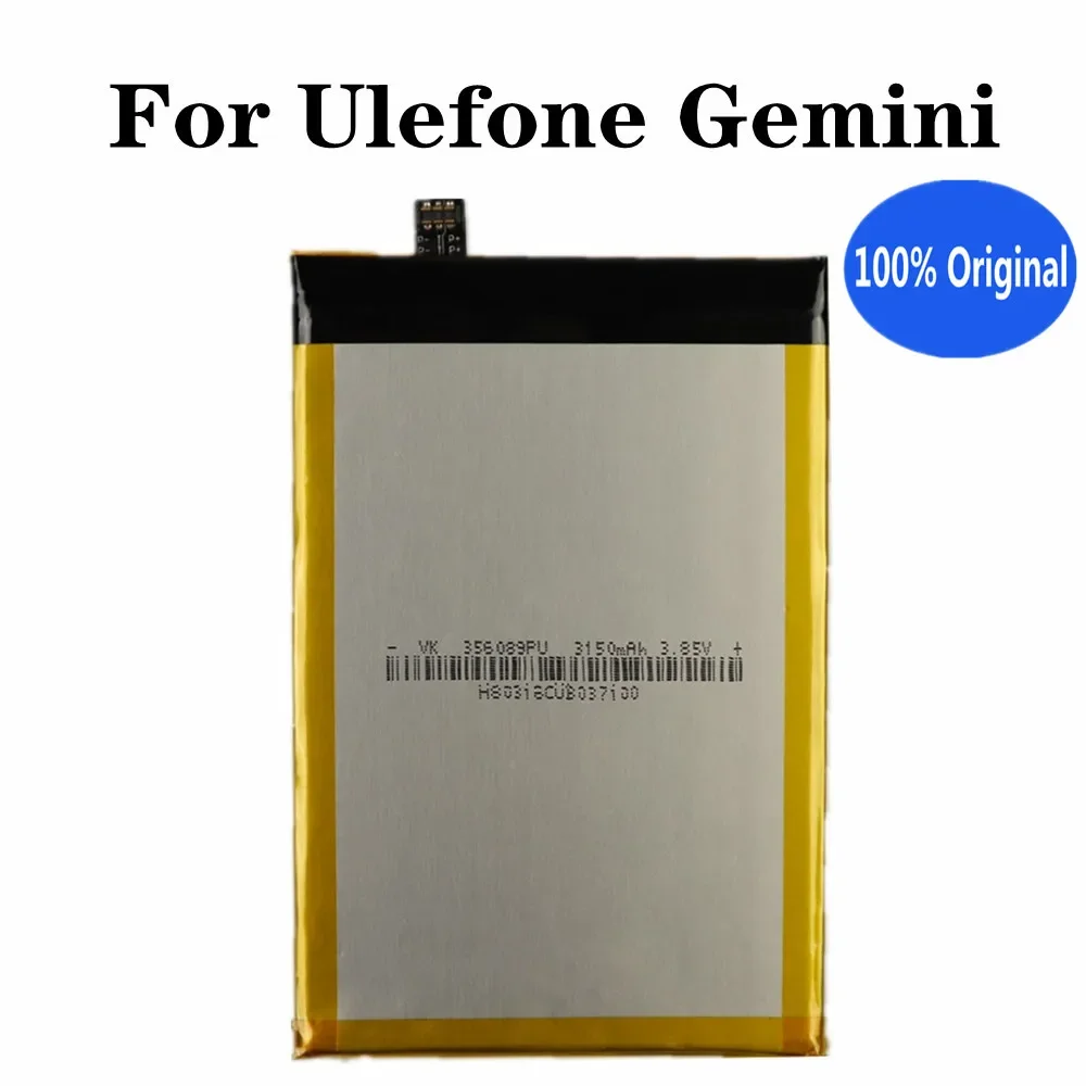 

Новый 100% оригинальный аккумулятор 3150 мАч для Ulefone Gemini запасная батарея для мобильного телефона аккумулятор высокого качества