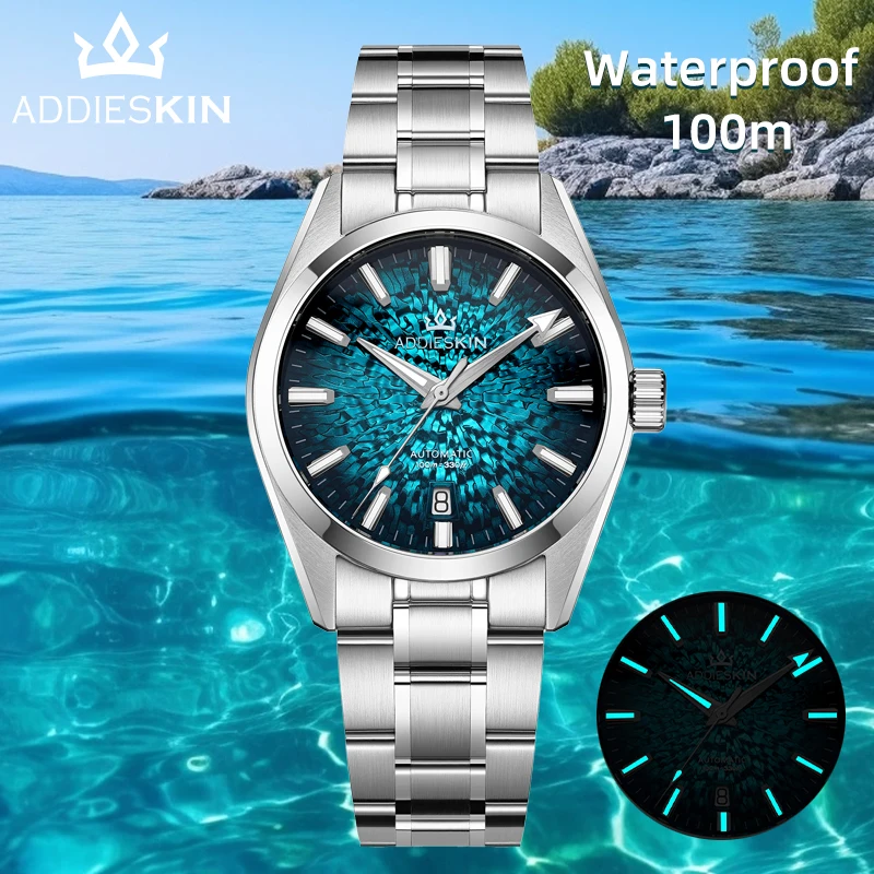 Часы AddiesKin Gradient Diver с механизмом Miyota9015, сапфировым стеклом, автоматические, из нержавеющей стали, с суперлюминесцентным покрытием BGW9, модель K003, новые. (art.: 3920dbdca9527) - 3920dbdca9527