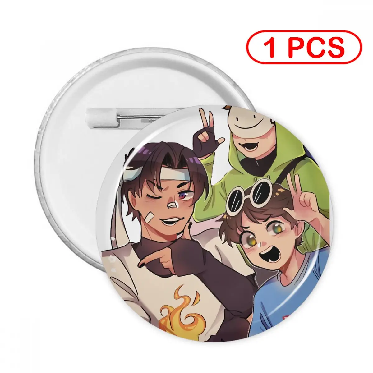 

Детская Металлическая Брошь Dream Smp Mai_Team, креативная брошь, украшение для одежды