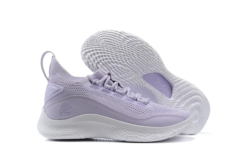 

UNDER ARMOUR Women's Basketball Training Shoes UA HOVR Curry 8th Airflow Cushioning Comfortable Purple Color Senakers Size36-39