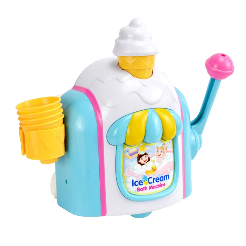 

Маленькие Игрушки для ванны, машина для производства мороженого, детская воздуходувка, детская игрушка из АБС-пластика