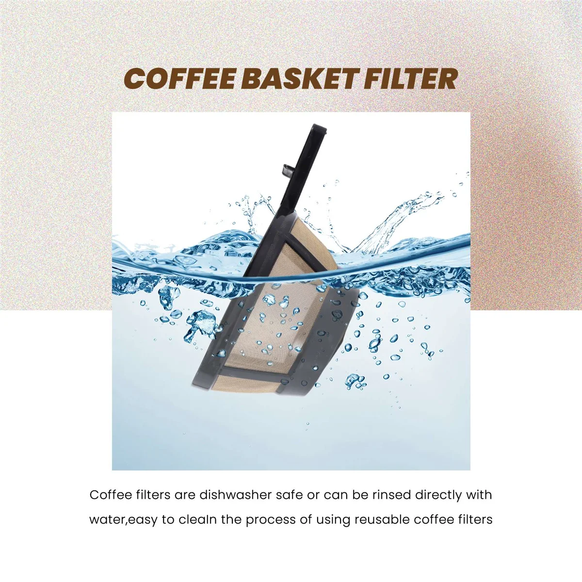 Многоразовый фильтр-корзина для кофе моделей 2-сторонней кофеварки Hamilton Beach 49980A