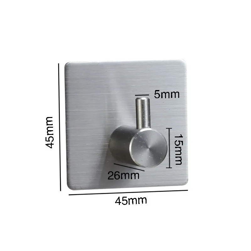 

1 шт., настенный крючок-вешалка из нержавеющей стали