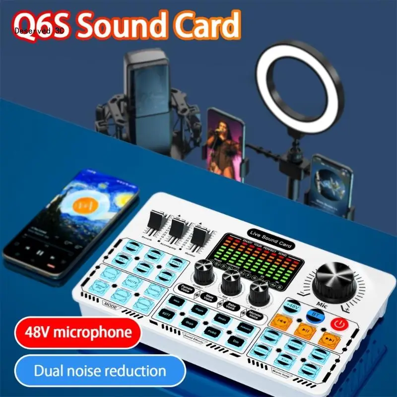 Звуковая карта Plug and Play Studio Recording Live с улучшенной обработкой звука для всех