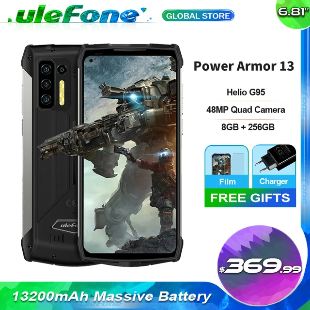 Ulefone Power Armor 13 Smartphone 13200mAh IP68/IP69K 6.81 1