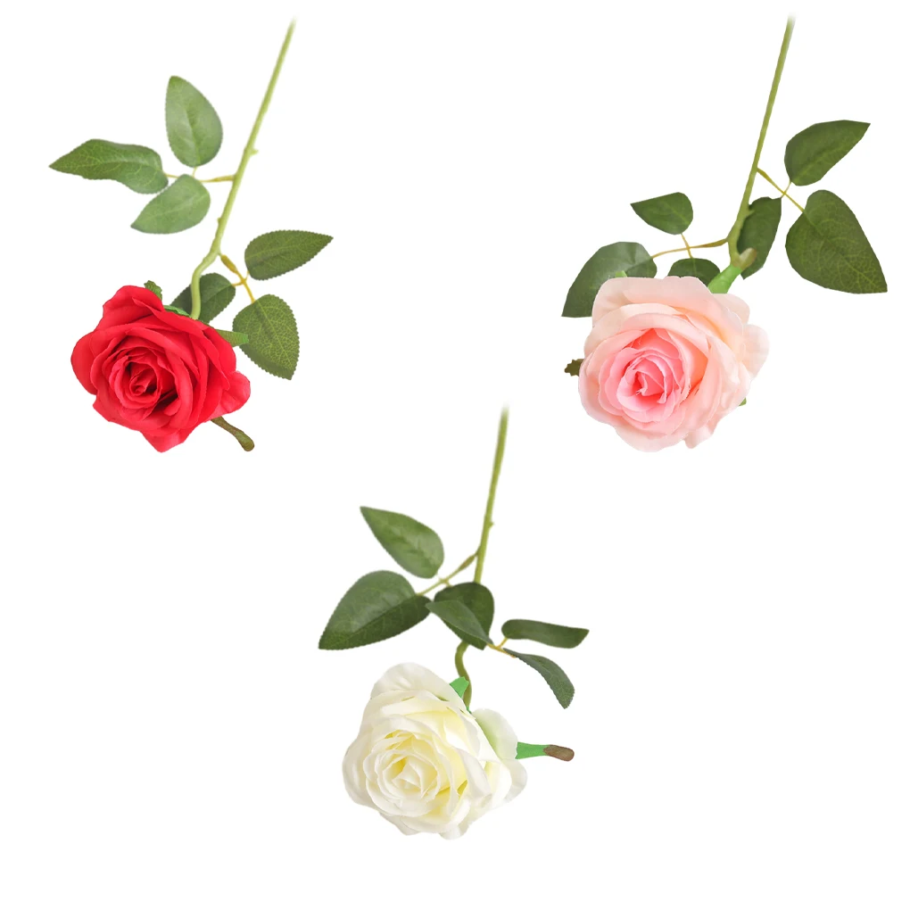 

12x Vibrant And Lifelike Handheld Flowers To Brighten Up Day With Bright Colors And Pure Colors