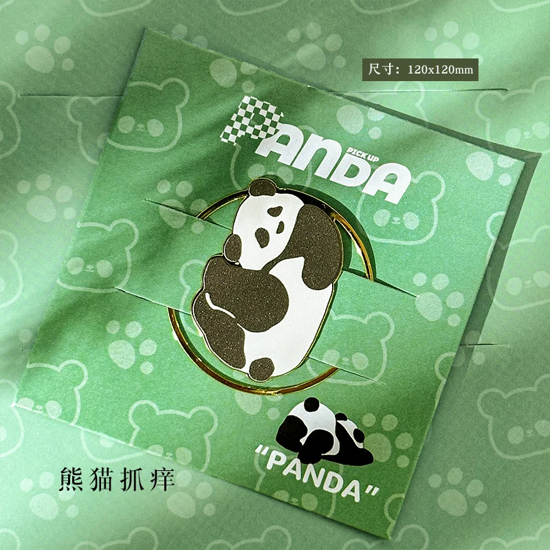 [Милая панда] Симпатичная и креативная металлическая вешалка для книг закладок